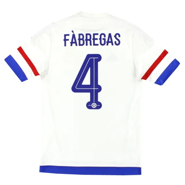2015-16 Chelsea adidas Away Shirt Fabregas #4 M - Chelsea / Excellent / Medium