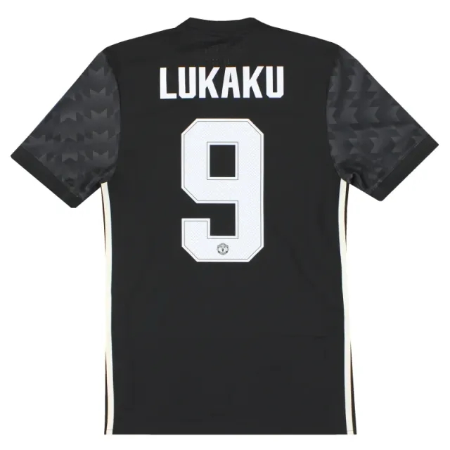 2017-18 Manchester United adidas Authentic Away Shirt Lukaku #9 S - Manchester United / Excellent / Small