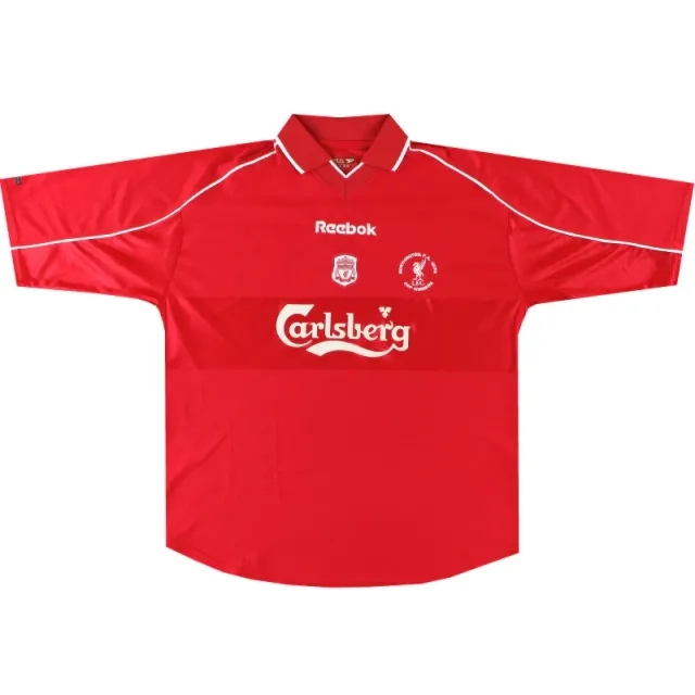 2000-02 Liverpool Reebok 'Cup Winners' Home Shirt *Mint* L - Liverpool / Mint / Large
