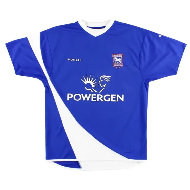 2005-06 Ipswich Punch Home Shirt *Mint* M - Ipswich / Excellent / Medium