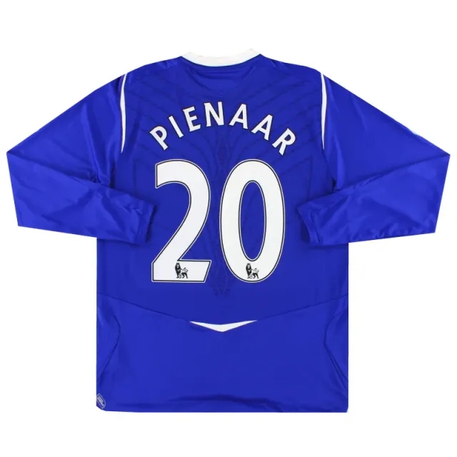 2008-09 Everton Umbro Home Shirt Pienaar #20 L/S L - Everton / Excellent / Large