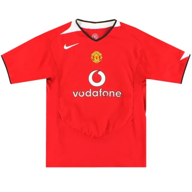 2004-06 Manchester United Nike Home Shirt M - Manchester United / Excellent / Medium