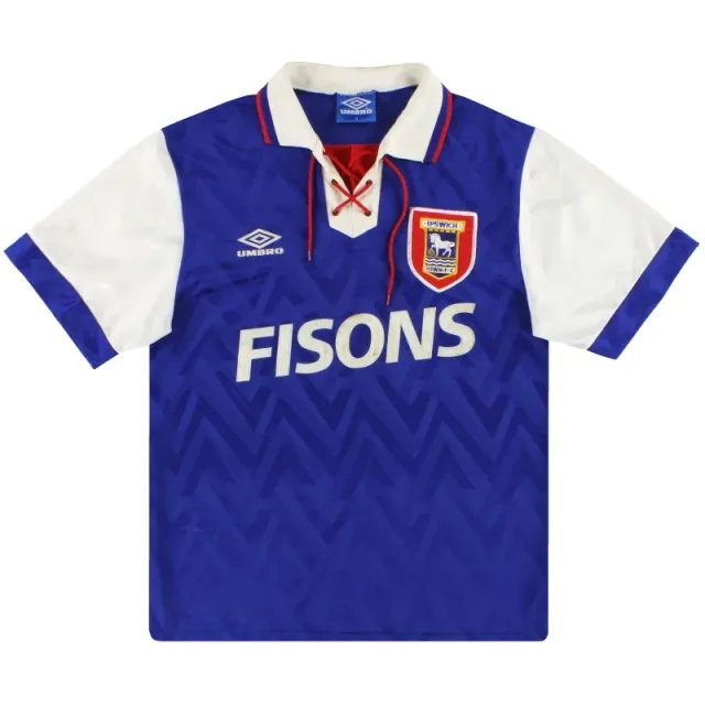 1992-94 Ipswich Umbro Home Shirt XL - Ipswich / Very Good / XL