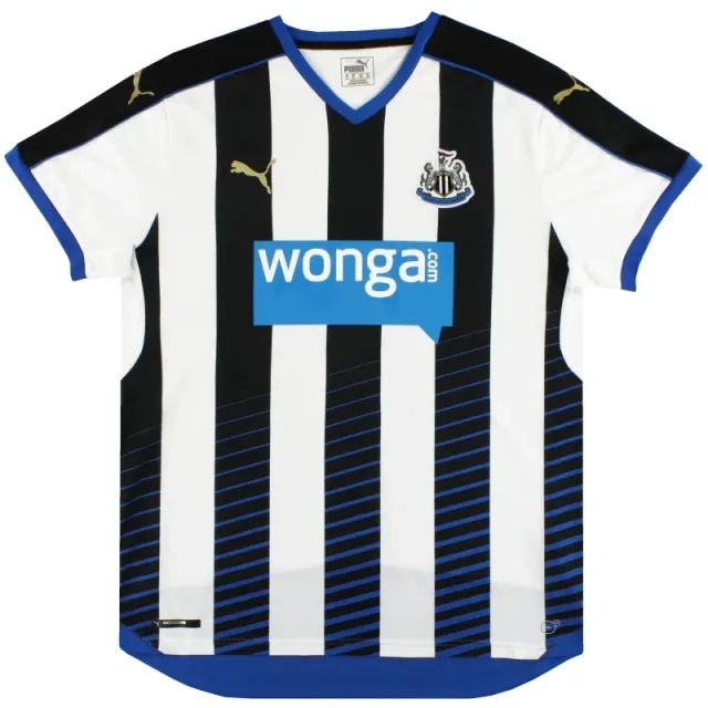 2015-16 Newcastle Puma Home Shirt M - Newcastle United / Excellent / Medium