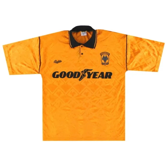 1990 Wolves Bukta Home Shirt L - Wolves / Excellent / Large