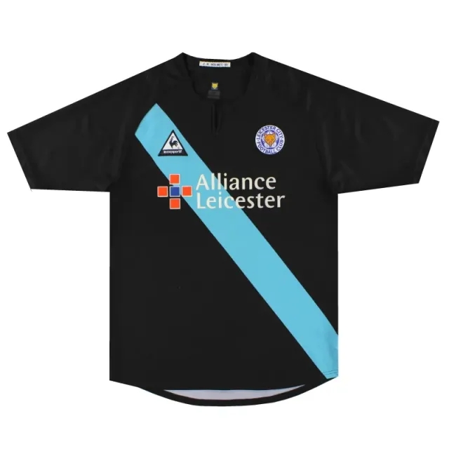 2003-05 Leicester Le Coq Sportif Away Shirt Thatcher #33 S - Leicester City / Excellent / Small