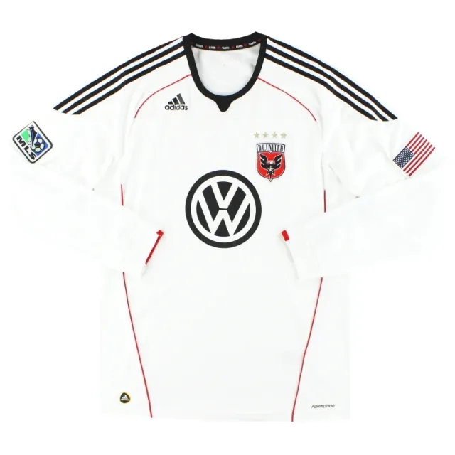 2010-11 DC United adidas 'Formotion' Away Shirt L/S XL - USA Soccer Clubs / Excellent / XL