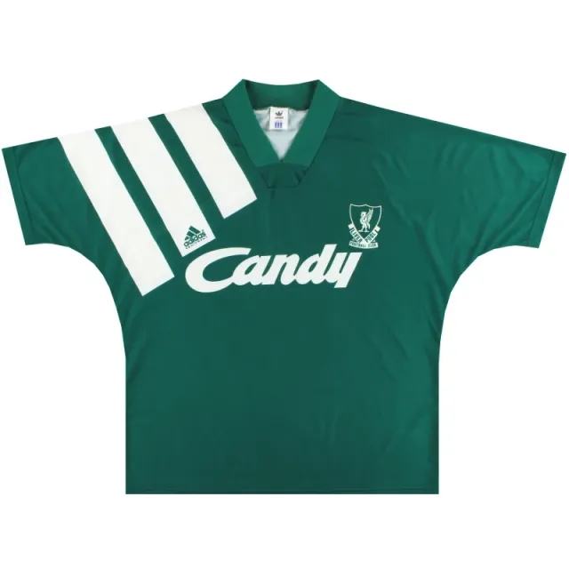 1991-92 Liverpool adidas Away Shirt S - Liverpool / Excellent / Small