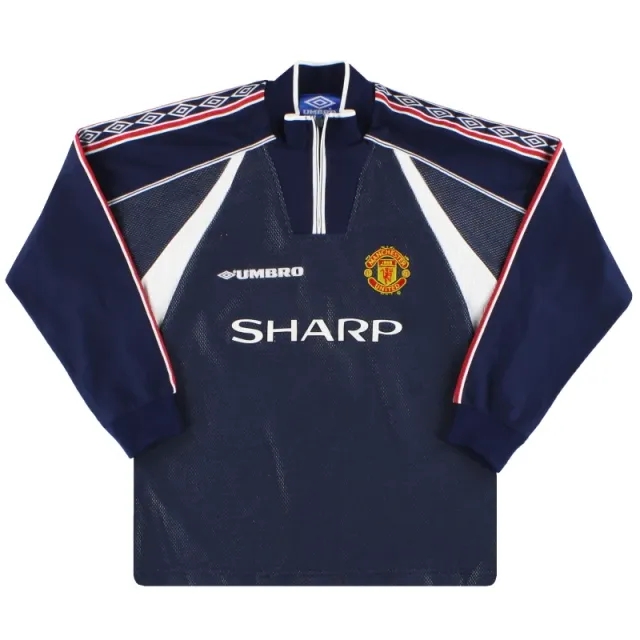 1998-99 Manchester United Umbro Goalkeeper Shirt Y - Manchester United / Excellent / Youth
