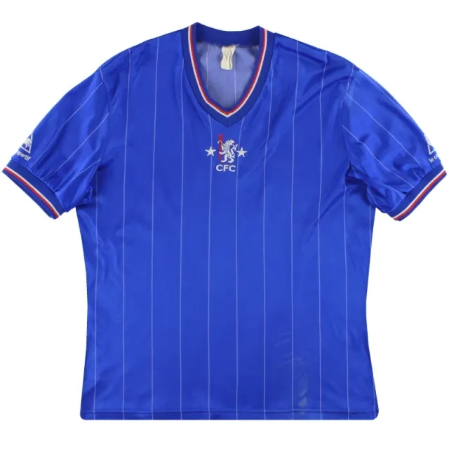 1981-83 Chelsea Le Coq Sportif Home Shirt S - Chelsea / Very Good / Small