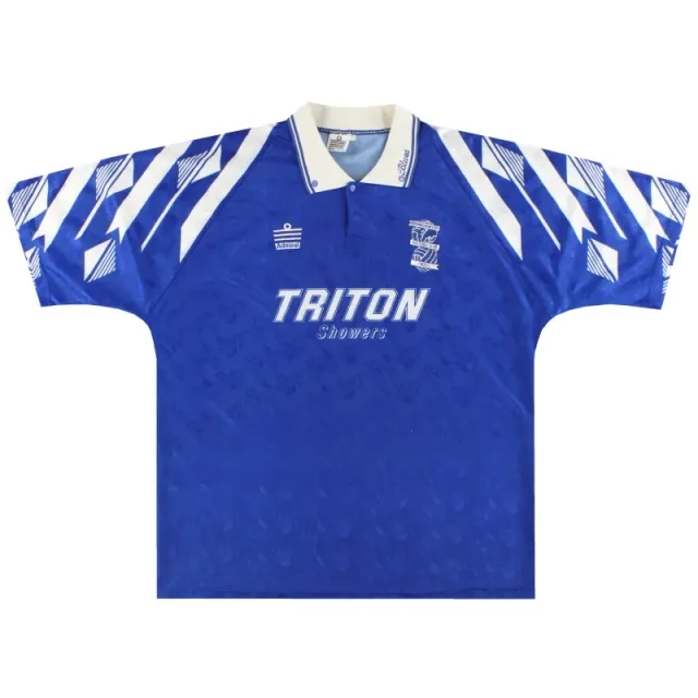 1993-94 Birmingham Admiral Home Shirt L - Birmingham City / Very Good / Large