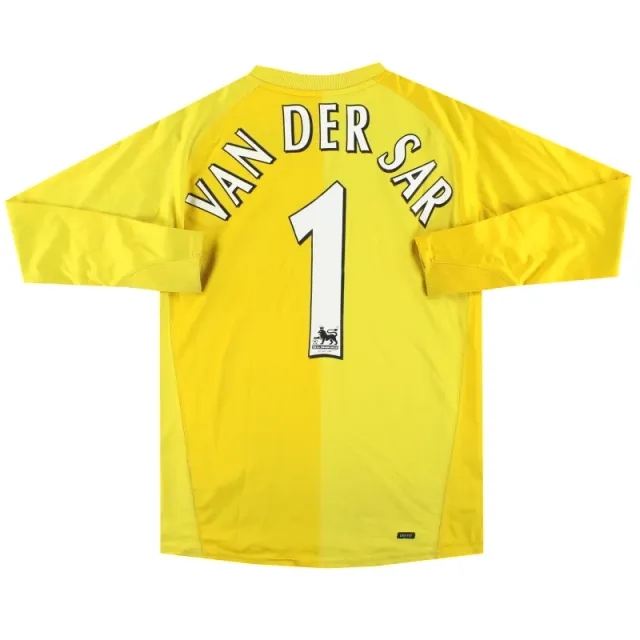 2006-07 Manchester United Nike Goalkeeper Shirt Van Der Sar #1 M.Boys - Manchester United / Excellent / Medium Boys