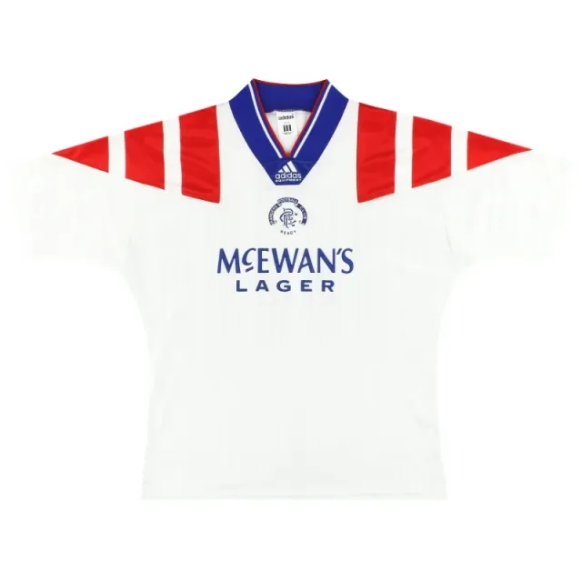 1992-94 Rangers adidas Away Shirt M/L - Rangers / Excellent / Medium/Large