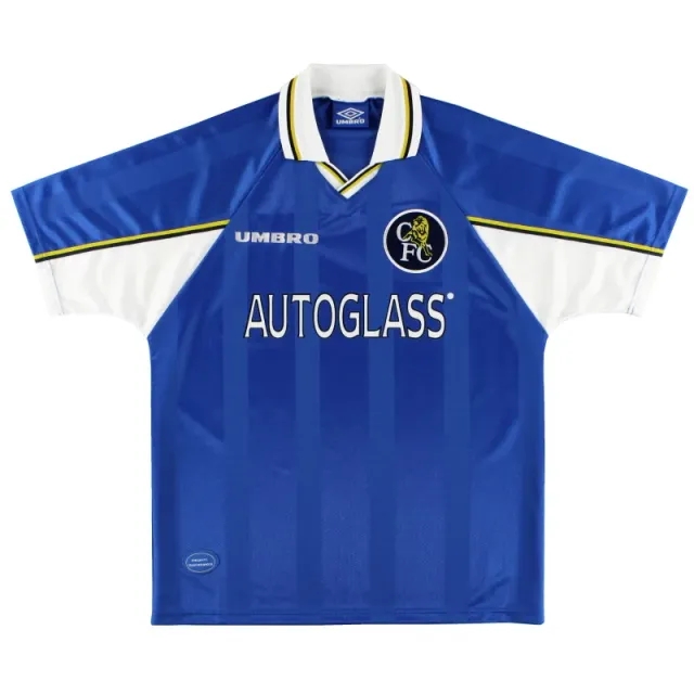 1997-99 Chelsea Umbro Home Shirt M - Chelsea / Excellent / Medium