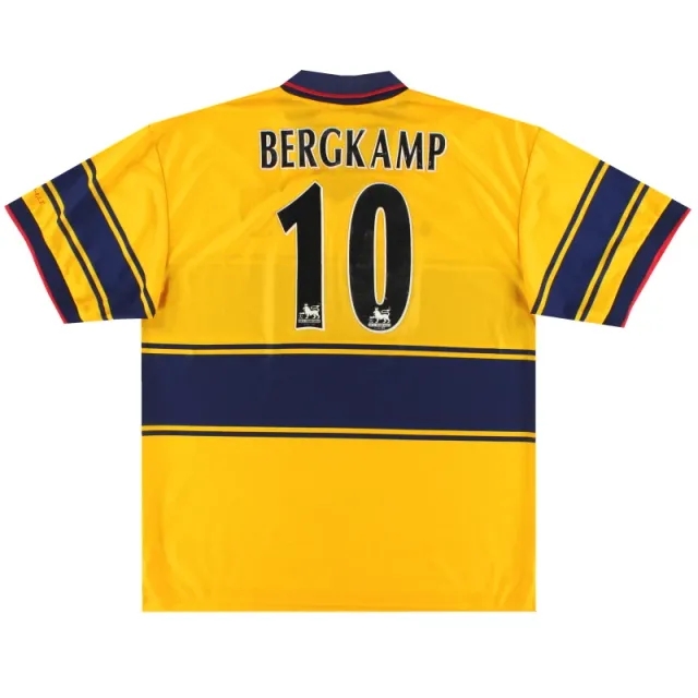 1997-99 Arsenal Nike Away Shirt Bergkamp #10 XXL - Arsenal / Very good / XXL