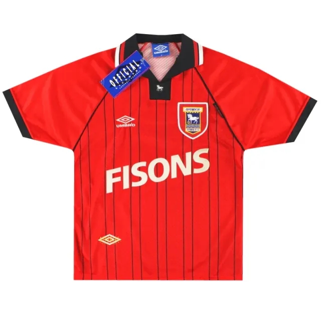 1993-95 Ipswich Umbro Away Shirt *w/tags* M - Ipswich / w/tags / Medium
