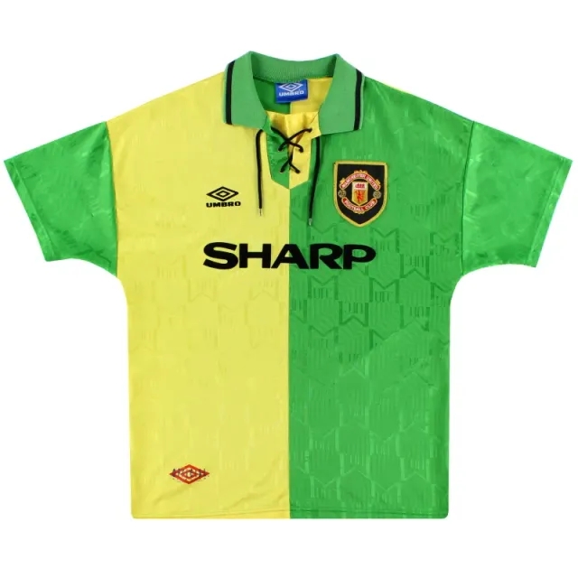 1992-94 Manchester United Umbro Newton Heath Third Shirt S - Manchester United / Very Good / Small