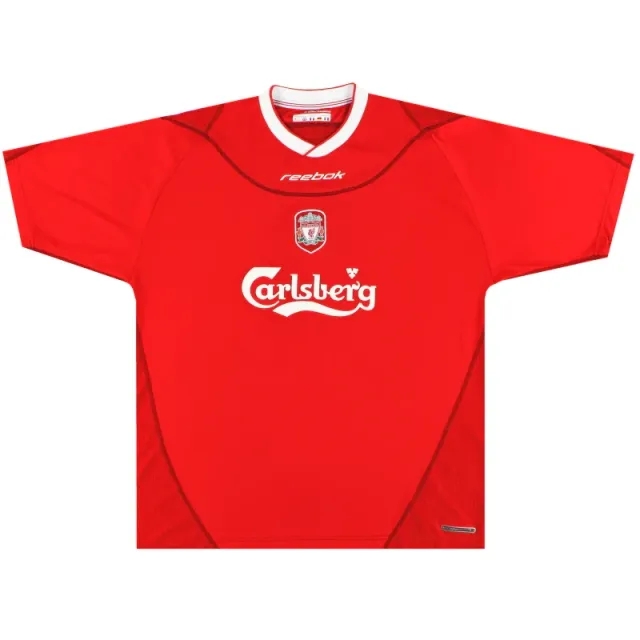 2002-04 Liverpool Reebok Home Shirt *Mint* L - Liverpool / Mint / Large