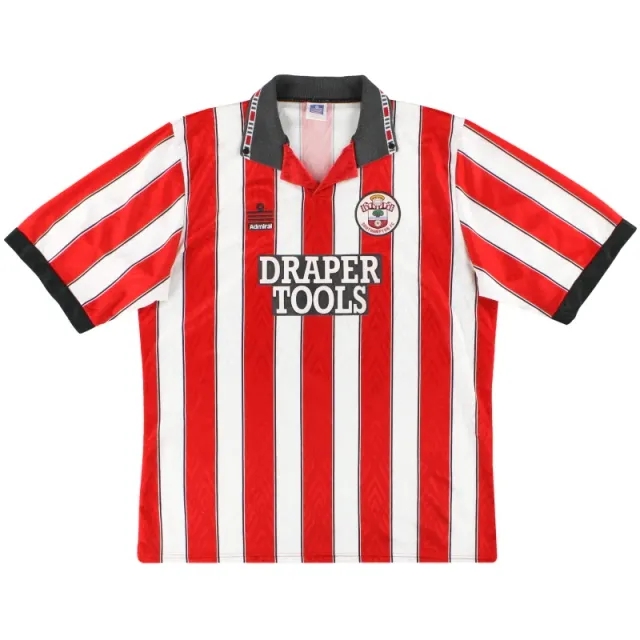 1991-93 Southampton Admiral Home Shirt M - Southampton / Very good / Medium