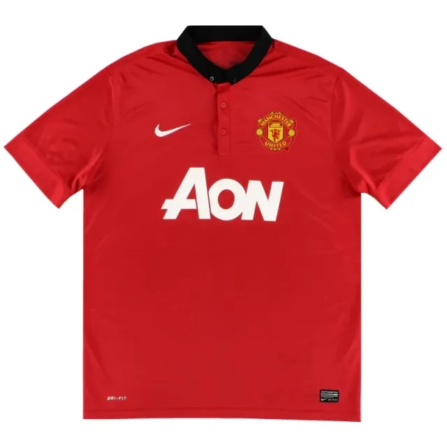 2013-14 Manchester United Nike Home Shirt XXL - Manchester United / Excellent / XXL
