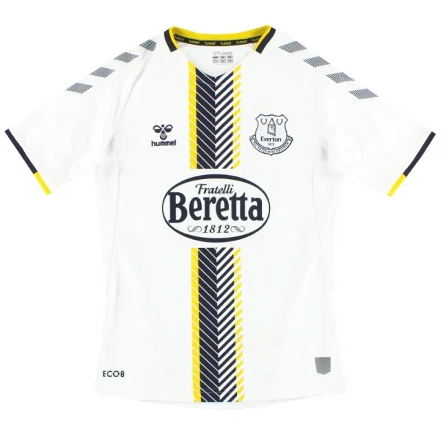 2021-22 Everton Hummel Third Shirt #2 S - Everton / Excellent / Small