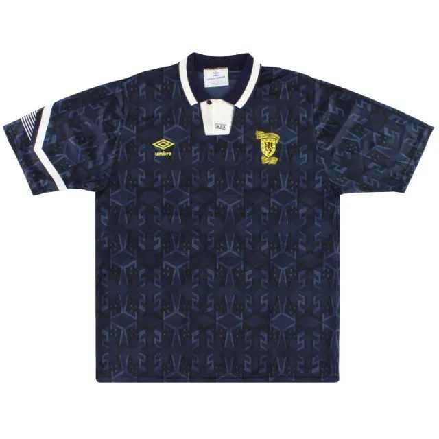 1991-94 Scotland Umbro Home Shirt S - Scotland / Excellent / Small