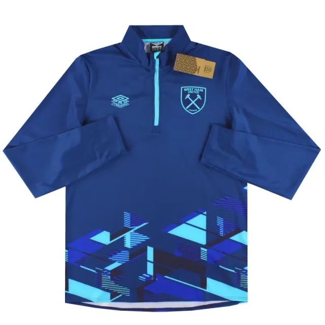 2023-24 West Ham Umbro 1/4 Zip Warm Up Top *w/tags* - West Ham / w/tags / XXL