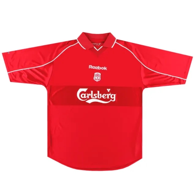 2000-02 Liverpool Reebok Home Shirt M - Liverpool / Excellent / Medium