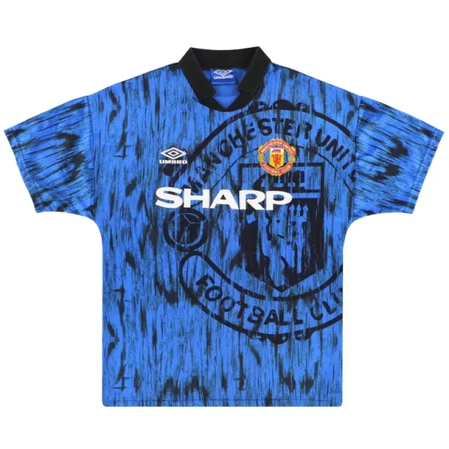 1992-93 Manchester United Umbro Away Shirt L.Boys - Manchester United / Excellent / Youth