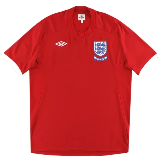 2010 England Umbro 'South Africa' Away Shirt S - England / Excellent / Small