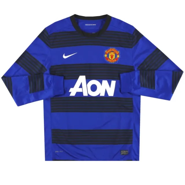 2011-13 Manchester United Nike Away Shirt *Mint* L/S M - Manchester United / Excellent / Medium