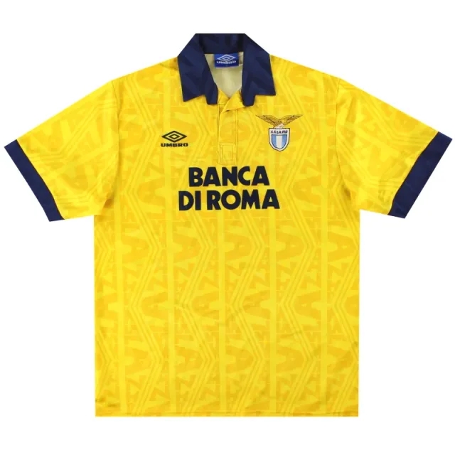 1992-94 Lazio Umbro Away Shirt XL - Lazio / Excellent / XL
