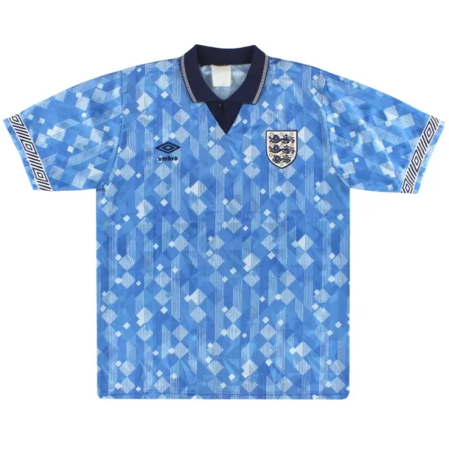 1990-92 England Umbro Third Shirt XL - England / Excellent / XL
