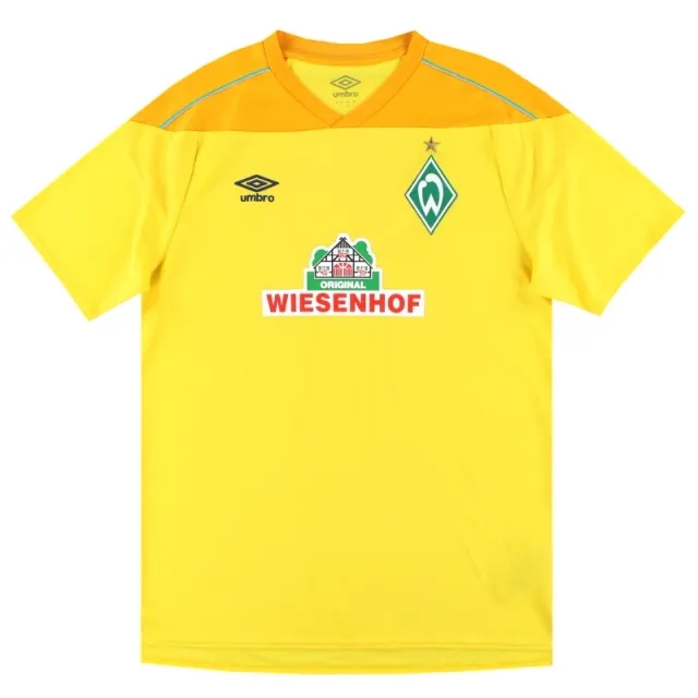 2020-21 Werder Bremen Umbro Goalkeeper Shirt *As New* L - Werder Bremen / As New / Large