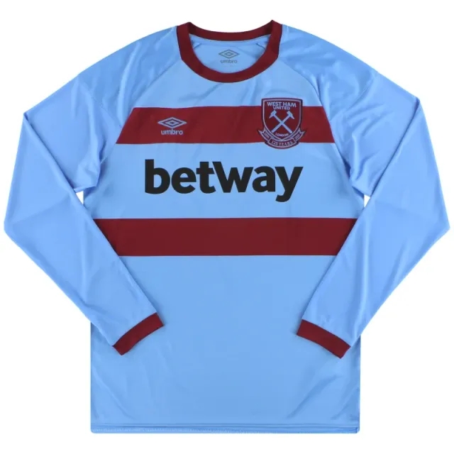 2020-21 West Ham Umbro '125 Years' Away Shirt L/S S - West Ham / Excellent / Small