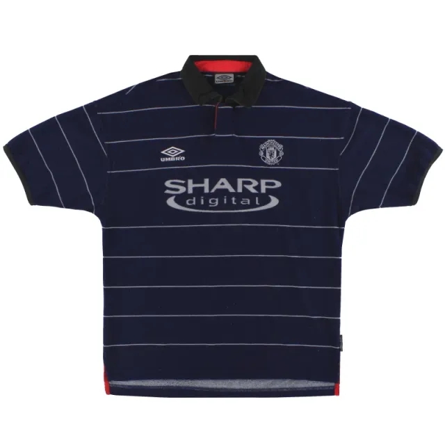 1999-00 Manchester United Umbro Away Shirt XL - Manchester United / Excellent / XL