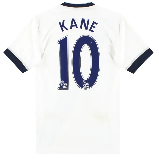 2015-16 Tottenham Under Armour Home Shirt Kane #10 S - Tottenham Hotspur / Excellent / Small