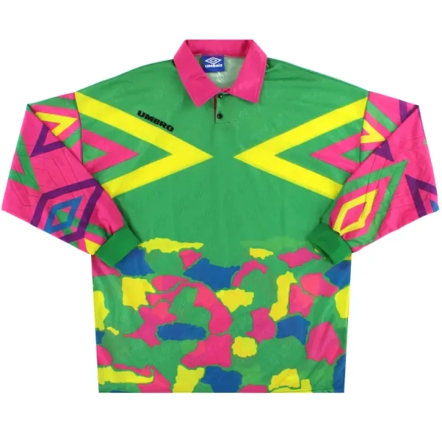 1994-95 Umbro Goalkeeper Template Shirt *As New* L - Umbro / As New / Large