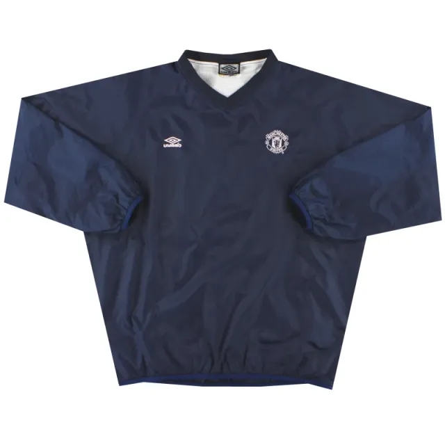 1999-00 Manchester United Umbro Drill Top XL - Manchester United / Excellent / XL