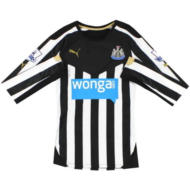 2014-15 Newcastle Puma Authentic Home Shirt L/S XL - Newcastle United / Excellent / XL