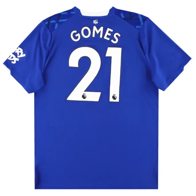 2019-20 Everton Umbro Home Shirt Gomes #21 XL - Everton / Excellent / XL
