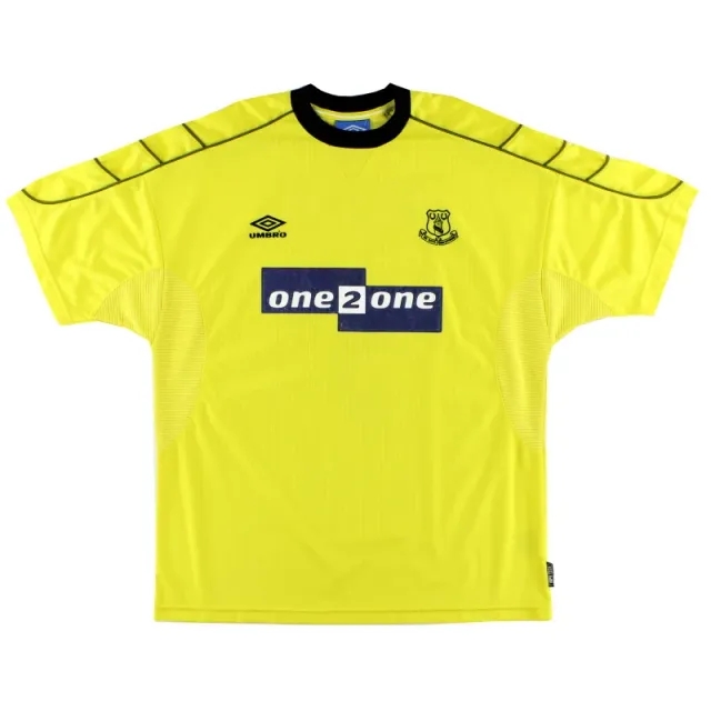 1999-00 Everton Umbro Away Shirt L - Everton / Excellent / Large