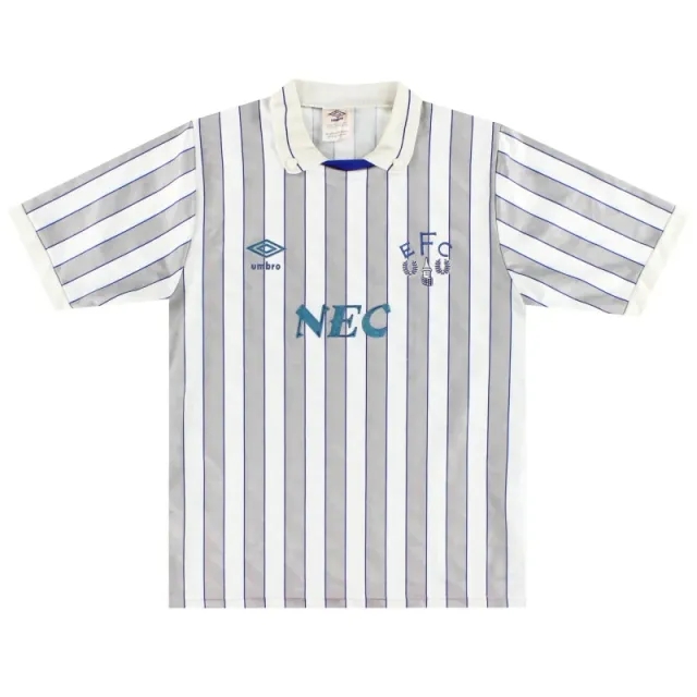 1988-91 Everton Umbro Away Shirt S - Everton / Very good / Small