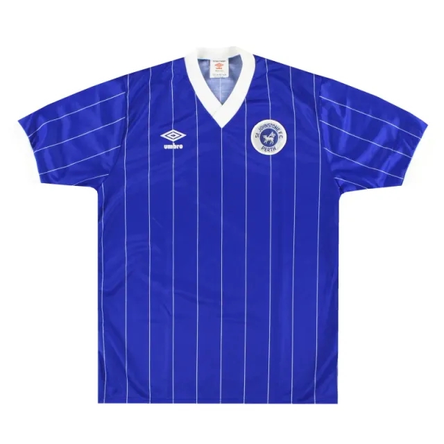1982-86 St Johnstone Umbro Home Shirt *As New* L - Scottish Clubs / As New / Large