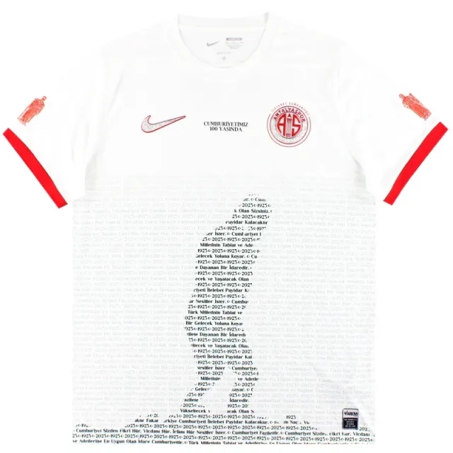2023-24 Antalyaspor Nike '100 Years' Shirt *As New* XL - Other Turkish Clubs / As New / XL