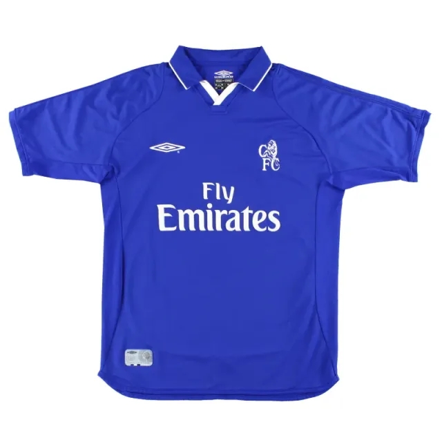 2001-03 Chelsea Umbro Home Shirt *Mint* XXL - Chelsea / Mint / XXL
