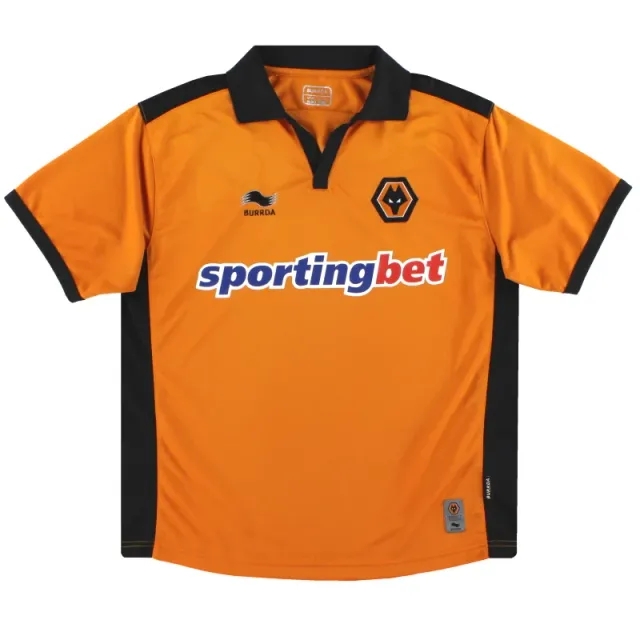 2010-11 Wolves Burrda Home Shirt XL - Wolves / Excellent / XL