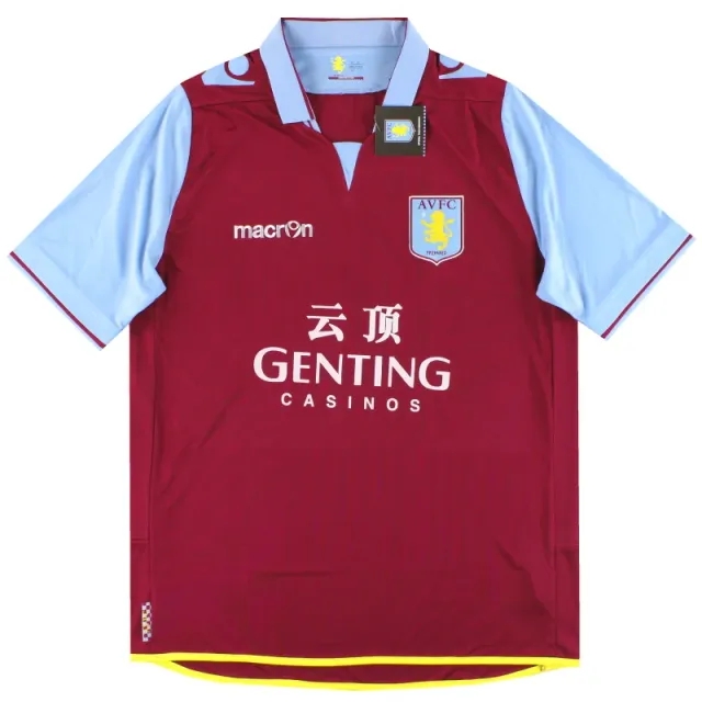 2012-13 Aston Villa Macron Home Shirt *w/tags* XL - Aston Villa / w/tags / XL