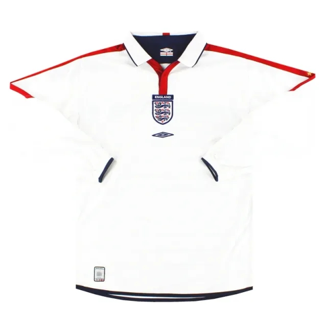 2003-05 England Umbro Home Shirt L/S XXL - England / Excellent / XXL