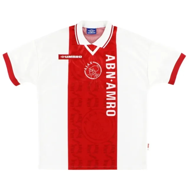 1998-99 Ajax Umbro Home Shirt L - Ajax / Excellent / Large